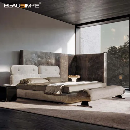 Libra Queen Storage Bed in Italian Minimalist Design