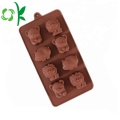 Coklat Coklat silikon Gummy Bear Candy Baking Tools