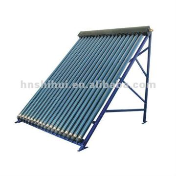 solar collector with heat pipe