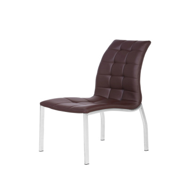 Modern Nordic Fabric Patio Chair with Extendable Metal Legs: Perfect for Home, Cafe, or Restaurant Dining