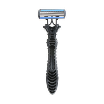 Sweden Stainless Steel Blade Pivoting Head Rubber Handle Disposable Razor