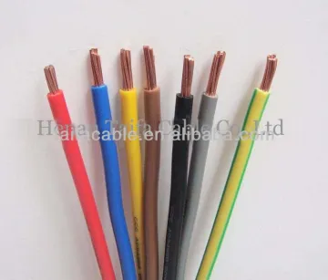 low voltage H07V-K flexible PVC insulated cable