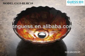 Modern glass basin (GS33-RLHC19)