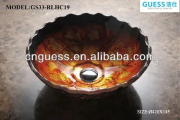 Modern glass basin (GS33-RLHC19)