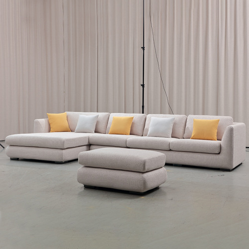 Set Sofa Linen Moden untuk Ruang Tamu Kecil