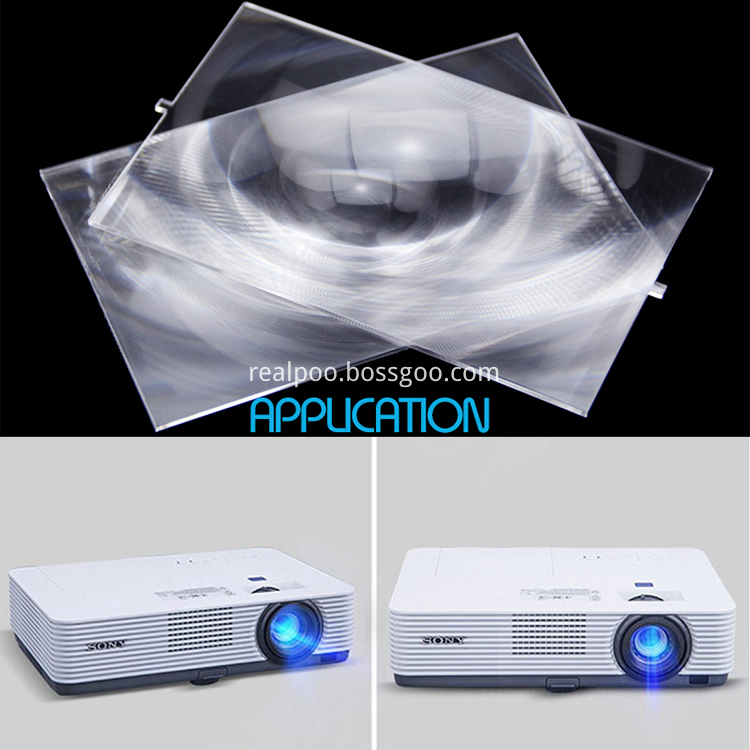 โปรเจ็กเตอร์เลนส์ Fresnel fresnel lens projector