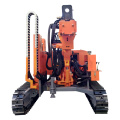 Crawler mounted solar Sliding pile driver