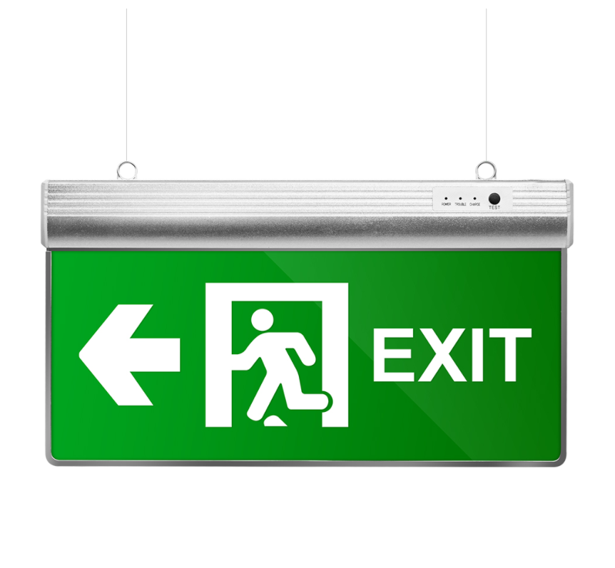 High temperature resistant emergency exit sign