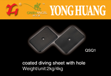 Coated Diving Sheet with Hole, Diving Lead