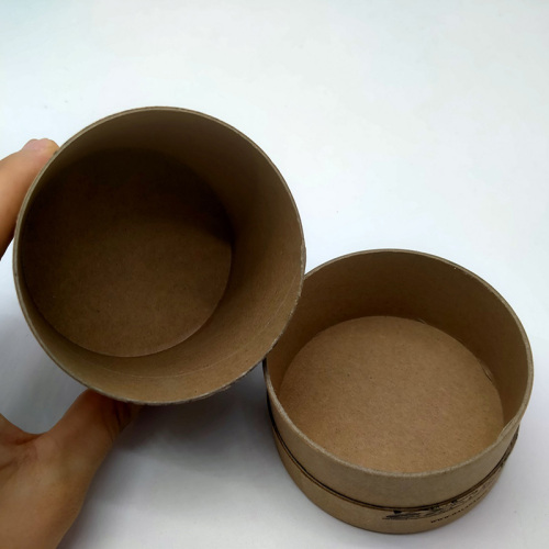 Round Containers Eco Friendly Paper Tube Cosmetic Packaging