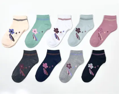 Custom colored polka dots socks