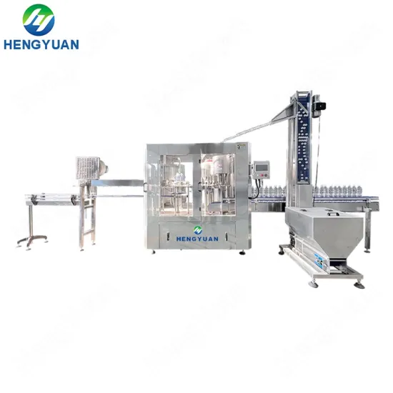 Automatic Drinking Water PET Bottle Rinsing, Washing, Filling, and Capping Machine - HY-CGF 8-8-3