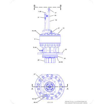 Excavator 349D L slewing drive assembly 296-6253/2966253