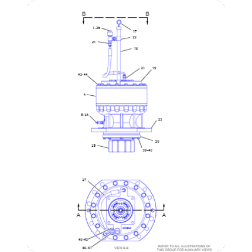 Excavator 349D L slewing drive assembly 296-6253/2966253