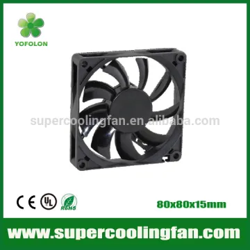 80x80x15mm 12V 24V 80mm dc fan low noise dc inverter cooling fan