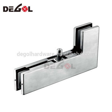 Hot sale stainless steel right angle glass patch fitting shower for frameless glass door