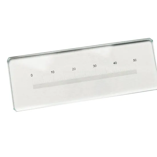 High Precision Micrometer Measuring Ruler for Microscope