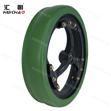 Polyurethane tire 3″ Gauge Wheel Spoked