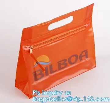 vinyl a3 / a4 / a5 plastic pvc mesh zipper bag, Eco-friendly Slider Zipper Flat Plastic Bag For Document or Swimwear, zipper sli