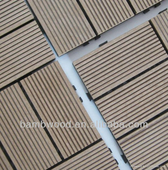 2014 Tiles Promotion!! waterproofing wpc balcony interlockng wood deck diy tiles
