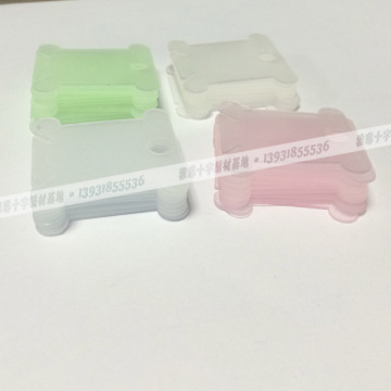 2015 Embroidery Plastic Card Winding bobbin threads card sewing thread on thr board