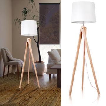 2012 New Briefly Wood Modern Floor Lamp (Wf007)