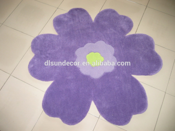 beautiful flower floor mat