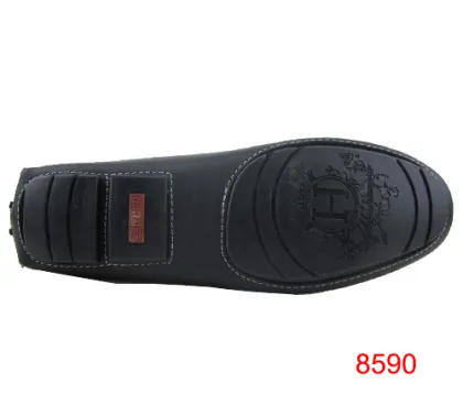 Elastic calfskin moccasin loafers OEM