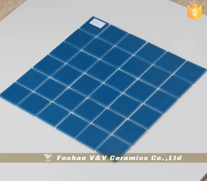 Foshan Swimming Pool Mosaic, Blue Glass Mosaic