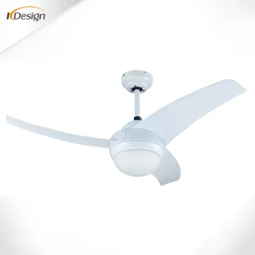 Low profile 42 inch white ceiling fan