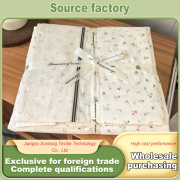 Roupa de cama macia de algodão penteado de alta densidade e alta contagem