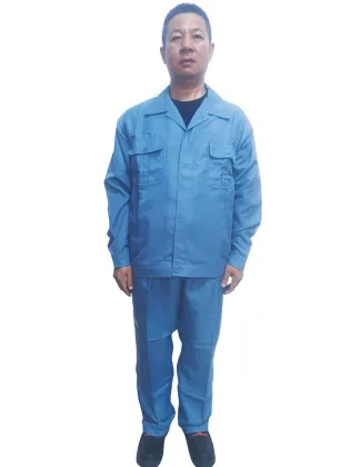 New blue anti-static clothing