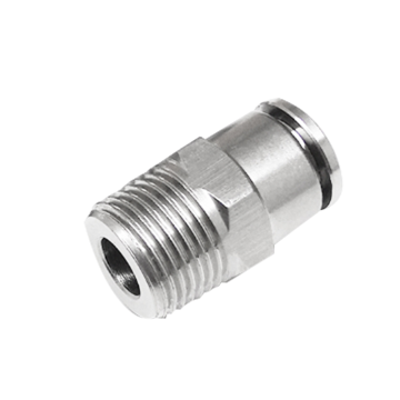 Stainless Steel Push-in Fitting - High Quality Corrosion Resistance Quick-Insertion Pneumatic Connector