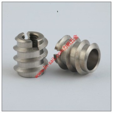 Tapping Inserts for Wood
