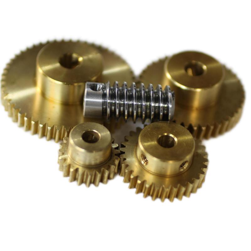 Customized High Precision CNC Machining Hobbing Small Worm Drive Gear Wheel Set