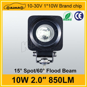 Brand led 2.0inch 10W 850LM led work light 10w