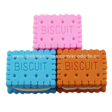 Food-shaped Eraser, Free Sample/China Manufacturer/Stationery/School/Office/Fancy/Cute/TPR/Cartoon