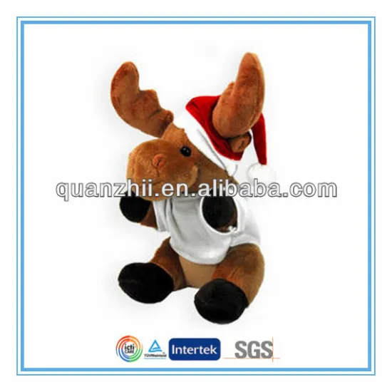 Christmas moose stuffed and plush toys