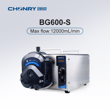 Bơm nhu động công nghiệp sản xuất thí điểm 12L/phút BG600-S