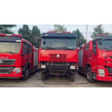 Howo Double Row Off-Road Truk Pemadam Kebakaran Besar