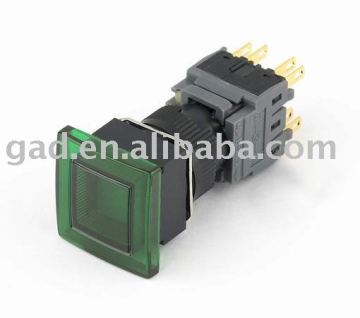 GA6-16HF-11MD CNGAD 16mm big square momentary switch