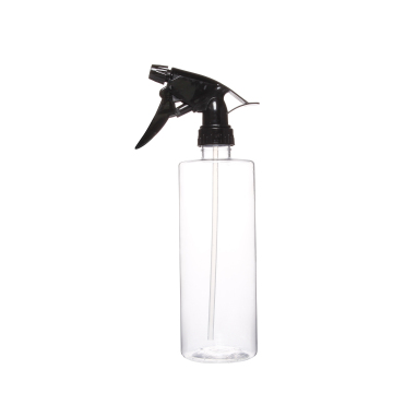 16oz 500ml PET Plastic Flat Shoulder Trigger Spray Bottles