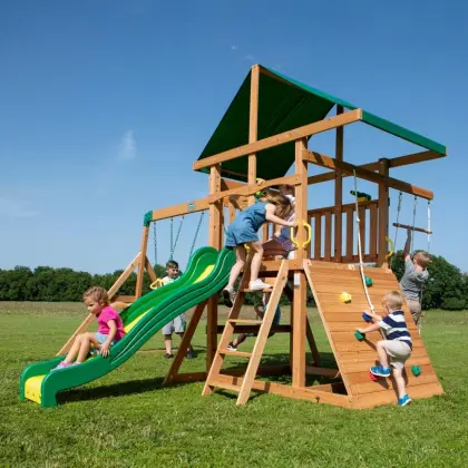 cedar Wooden childrens swings