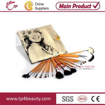 18PCS Wood Makeup Brush (TP-MB18-B)