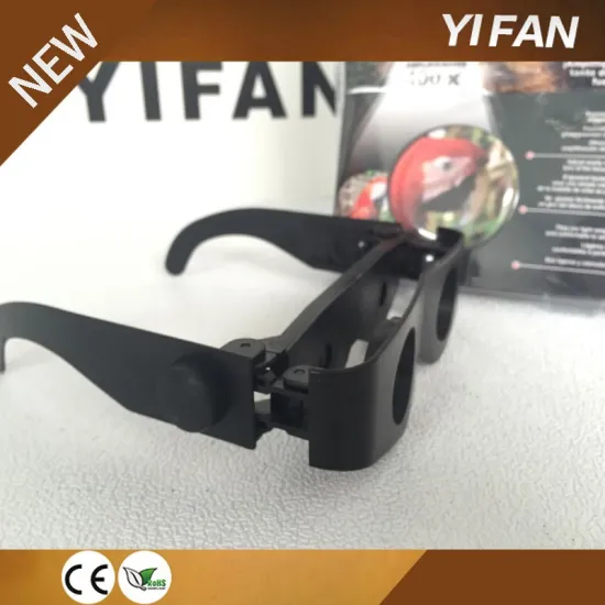 Hand free plastic adjustable magnifying glassess telescope binoculars