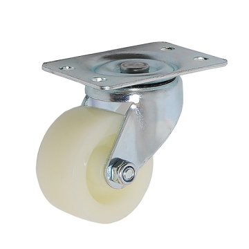 Lightweight Swivel​ Casters with White PP Wheels