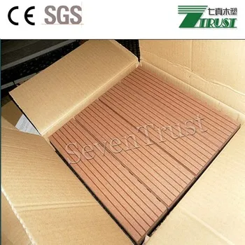 wpc diy tile/wpc interlocking decking tiles/cheap wpc decking tile