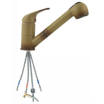 High Quality Brass Low Pressure Pull Out Tap, Polish and Chrome, Best Sell Series