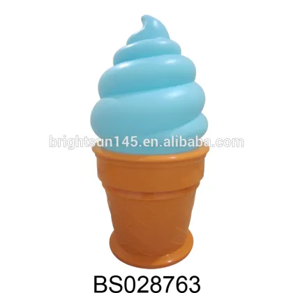 Cartoon Design Ice Cream Shape Night Light Touch Pat Lamp