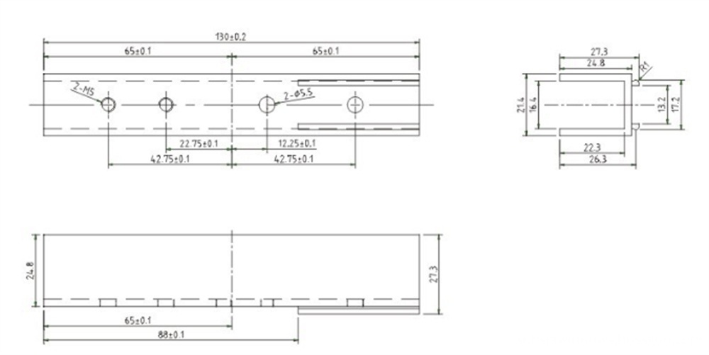 Accessory Bag for Lift and Slide Door System Drawing 1